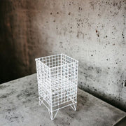 Innkaupakarfan - 43 x 43 cm, hvít. Nancy light