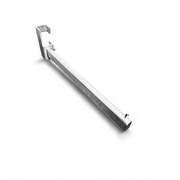 Aukalegur miðarmur, beinn, fyrir Joystativ, sporöskjulaga gerð. Krómið