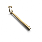 Auka miðhandleggur, beinn, fyrir Joystativ, sporöskjulaga gerð. Burstaður satin