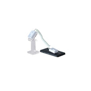 Þjófavörn - til dæmis fyrir síma. Gegnsær akrýl. 5 x 5 x H 12,5 cm.