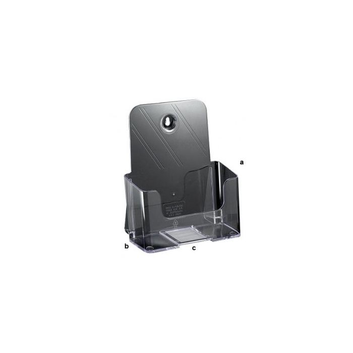 Brochurehöldari Stærð 1/3 A4 fyrir borð. Akryl