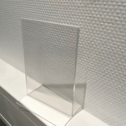 Skiltahaldari fyrir borð, A6 - beinn (opinn neðst)