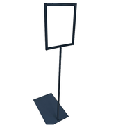 Skiltahaldari með fóti, A5. ANTRASITGRÁR