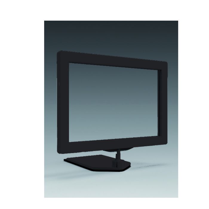 Skiltahaldari. A7 með segulfót. SVARTUR