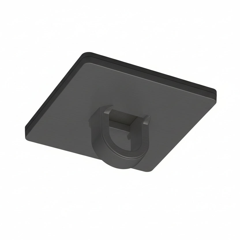 Sjálflímandi farsímahnappur, svartur