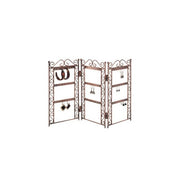 Eyrnaleyfiskjaldur. Fellingarveggur. Kopar. 26 x H45 cm. Allt að 36 pör