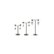 Eyestiksskab (sæt á 3 stk.) Sort. H 11 - 9 og 7 cm.