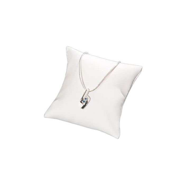 Skartýrarpúðar. Sett með 5 stk. Hvít. 9 x 9 cm