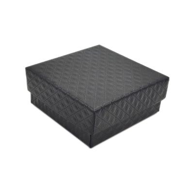 Skjaldarakassi. Svartur. 7,5 x 7,5 x H3,5 - 20 stk. Verð sýnt á stk.