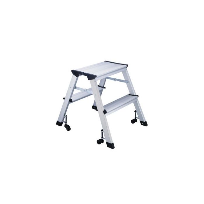 2 þrepa ál stigi, Hæð 45 cm