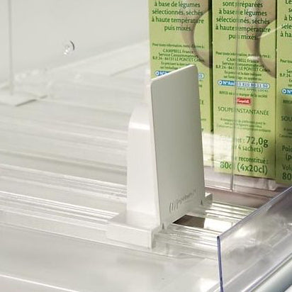 Vöruprüngar með fjöðri L28,5–48,5 cm. 6 kg þrýstingur. Hvítur plastur