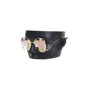 Gler, svart andlit. 1 par gler.