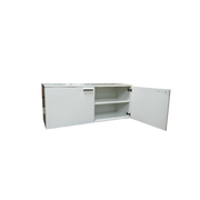 Undirskápar með 2 hurðum. Hvítur. 120 cm. Samsettur.