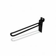 Eurokrókur fyrir raufapanil – svartur, 20 cm (Skakkur 2. flokkur)