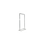 Fatastandur 60 cm með grindarfót. Króm. B-MT