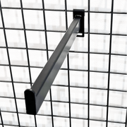 Bein frontheng t/ gitter. Svart - 30 cm