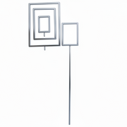 Skiltastyndari krómaður, 70 cm. með 8 mm þráði. Joystativ.