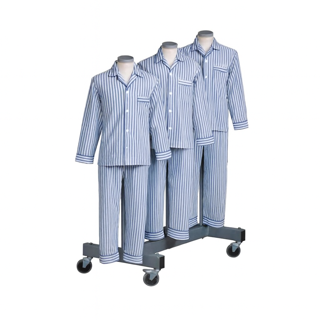 Fantasy nr. 3 gadestativ med 3 herregardiner, B96 x D60 x H169 cm.