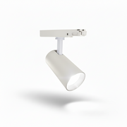 Spot á 3-fasa braut, H16 cm. Ø 7,8. Hvít