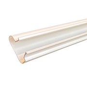 Lista t/rílupanel Plast - Hvít, PVC, 120 cm
