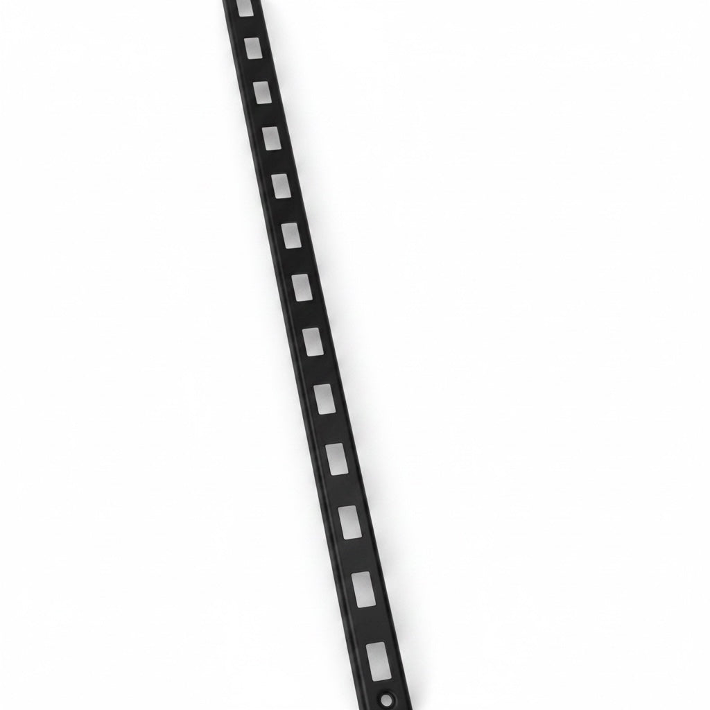Sort Framework vægskinne 244 cm i butiksmiljø