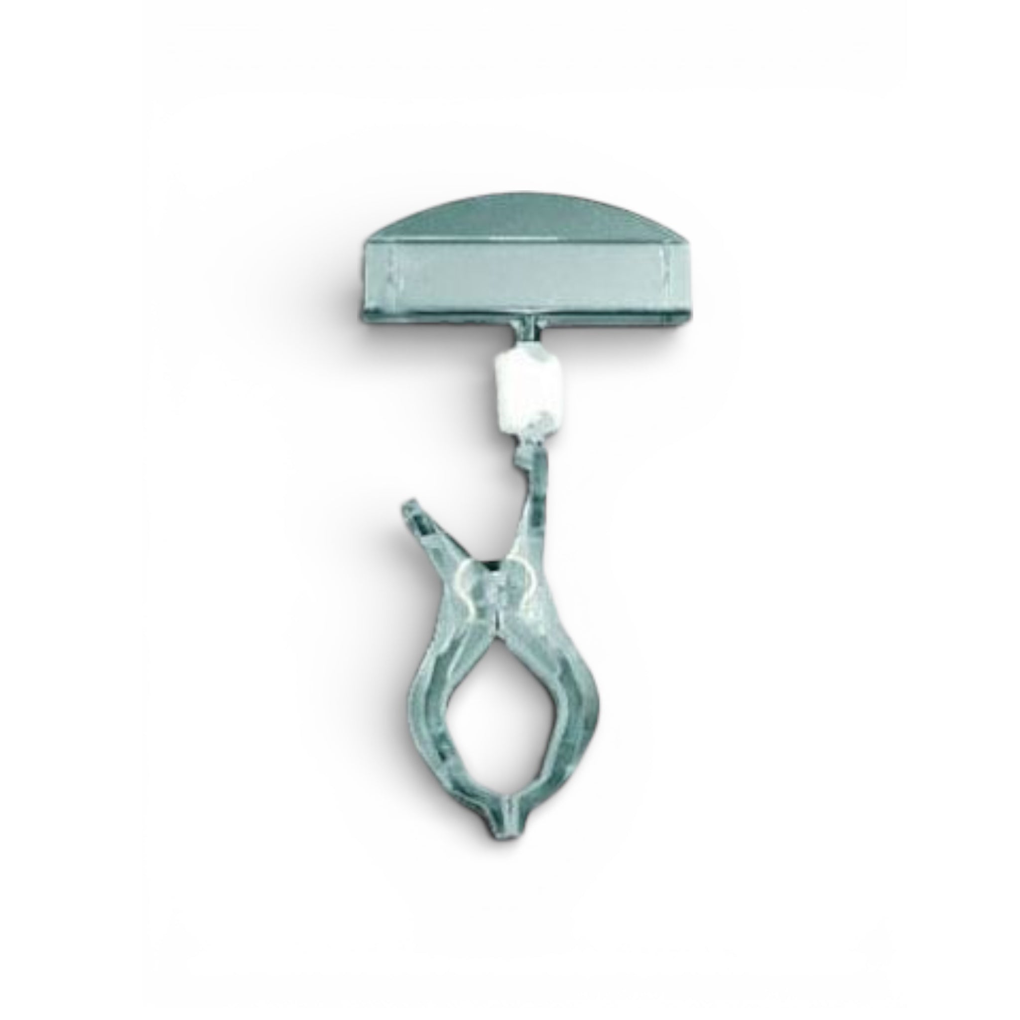 Clear Grip, skilthaldari, stór, með breiðum haldara, tær akrýl