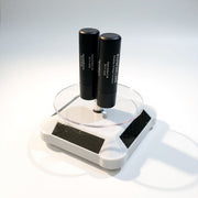 Snurrepodsokkel, roterande display med solcell