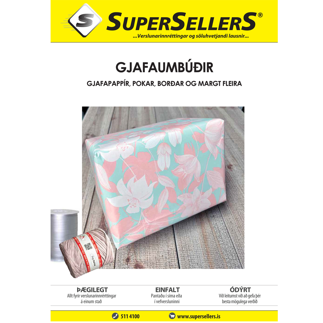 <strong>Gjafaumbúðir</strong>