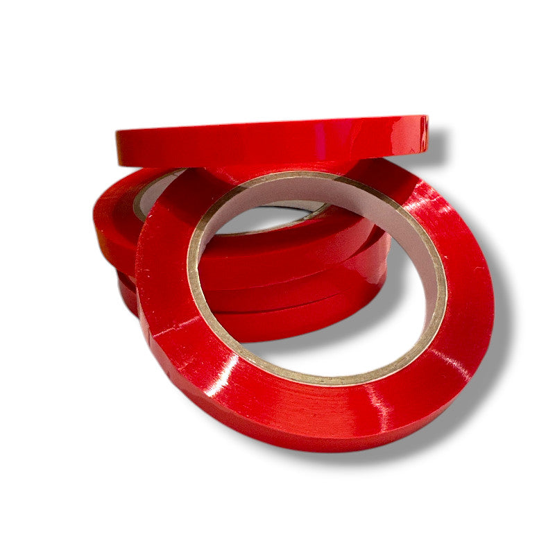 Poselokkaratape rauð, 12 rúllur. Verð sýnt á stk.