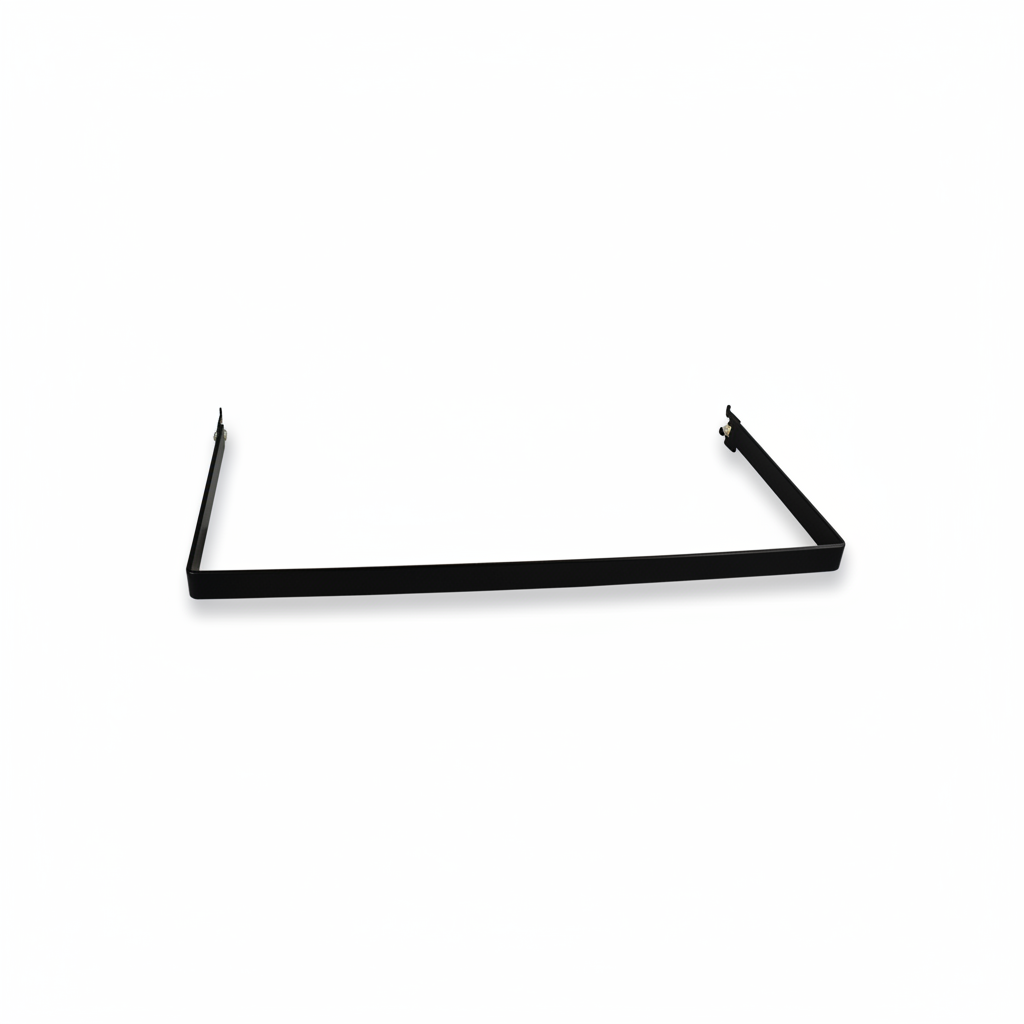 U-laga fataslá (61 cm) – svört – fyrir Superskinne veggstoð.