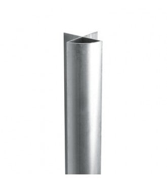 Hornlist fyrir rillepanel. Hringlaga endir H 240 cm. Alu – SuperSellerS