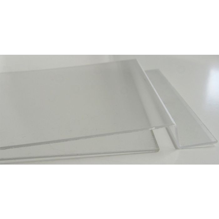 Skiltahaldari A6 lóðréttur, akrýl. Fyrir rennugróf