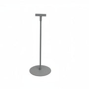Skiltahaldari. Plastefni með fæti og stöng. Fast hæð 33 cm. DÖKKGRÁR