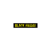 Black Friday-skilti fyrir glugga í tómarúmsfilmu 130 x 25