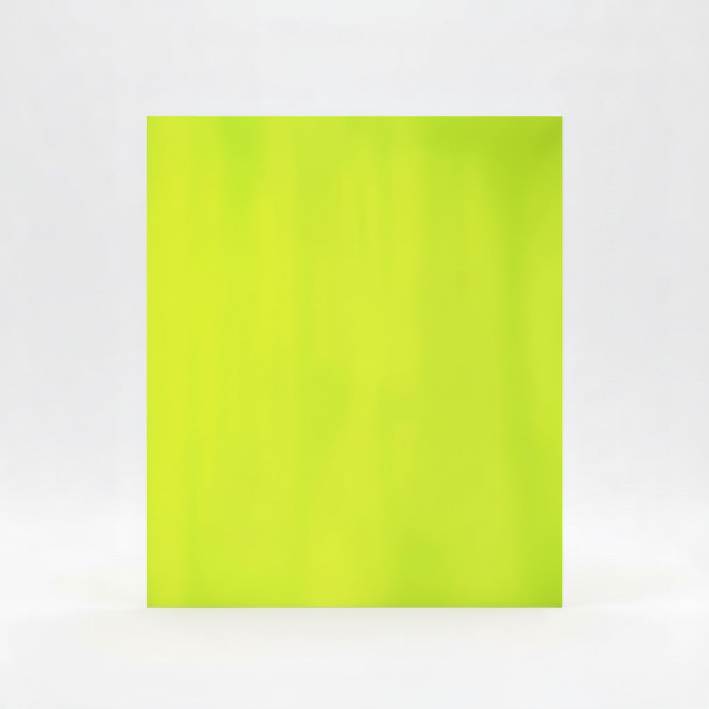 Skiltapappi, húðaður á annarri hlið, neon gulur, 260 g, 50 × 70 cm