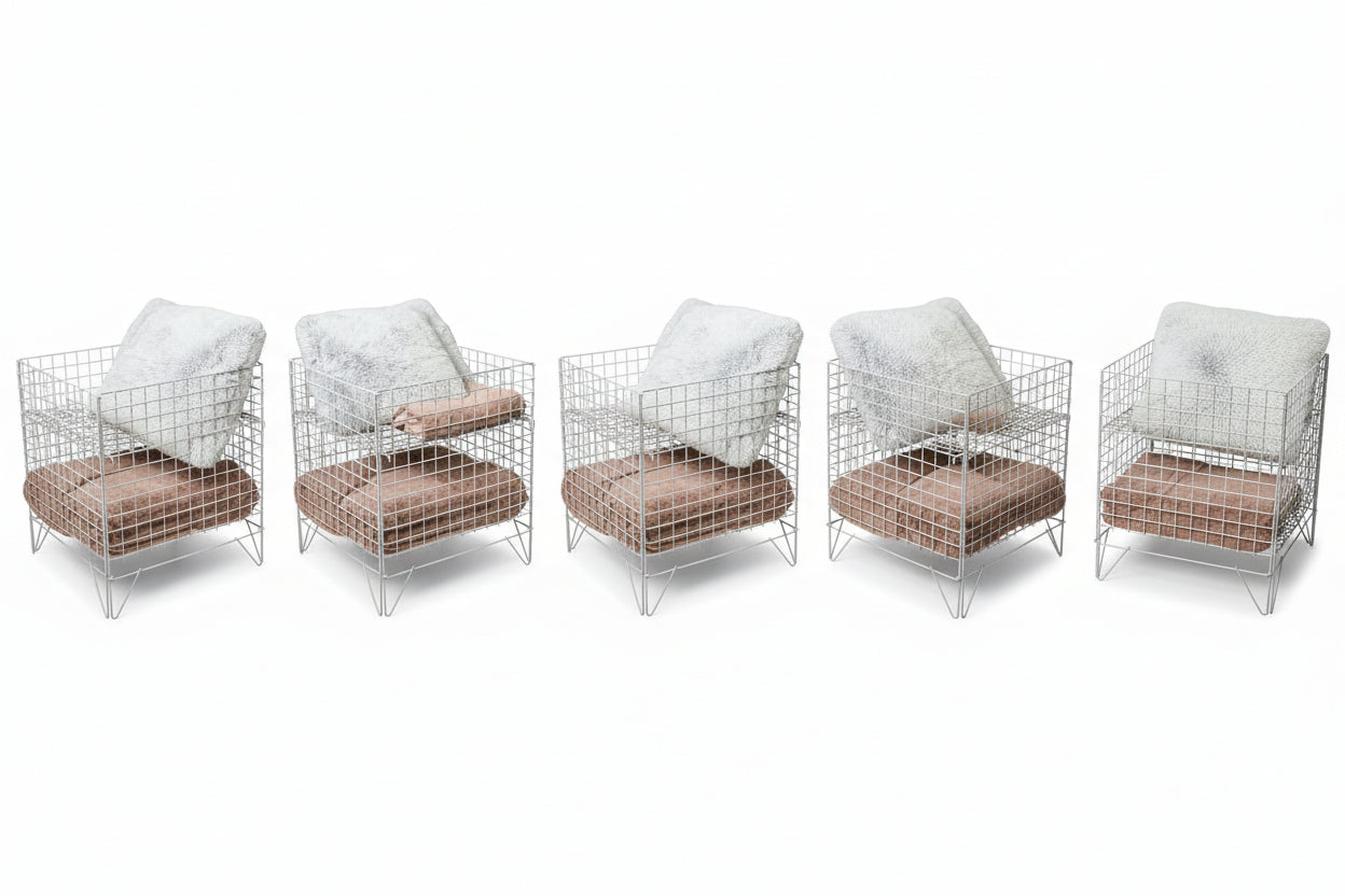 Købskurv - STORKØB - Hvítt - Nancy II. Min. 5 stk.