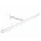 T-bøjleliste til panel, hvid, B60 x D26 cm