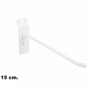 Vegghengi fyrir spjald, hvítt, 15 cm