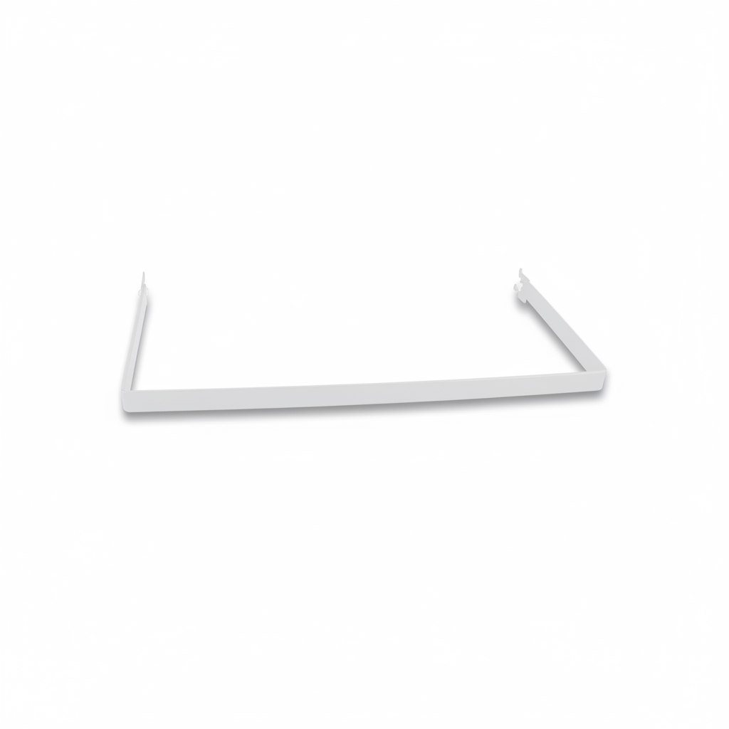 U-laga fataslá (61 cm) – hvít – fyrir Superskinne veggstoð.