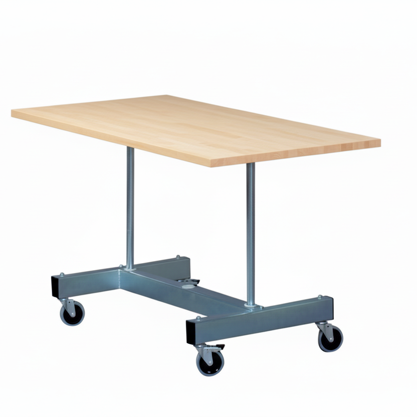 Fantasy nr. 6 med ahornplade. L 150 cm x B 74 cm x H 84 cm