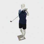 Dömuíþróttagína fyrir golf, hvít.