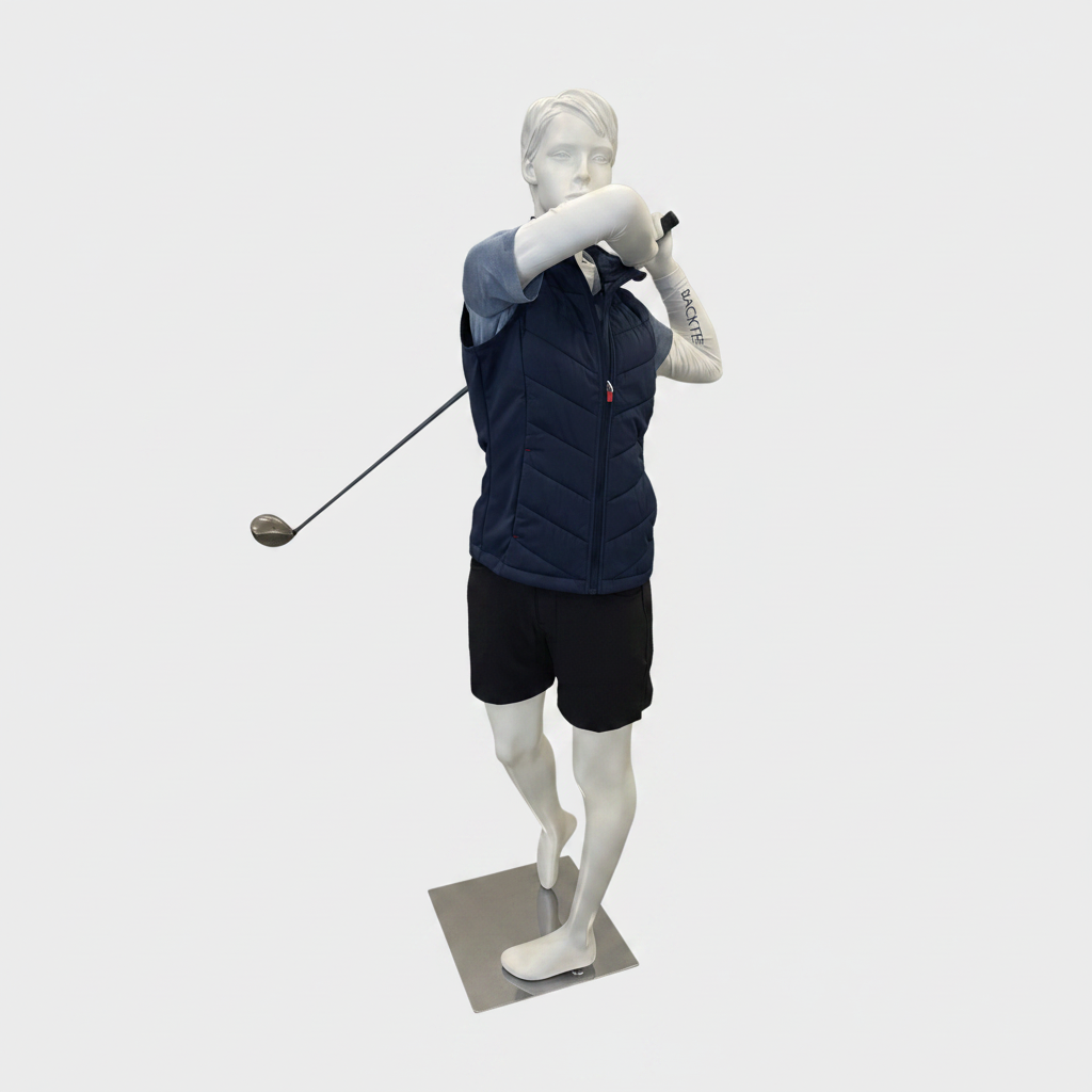 Dömuíþróttagína fyrir golf, hvít.