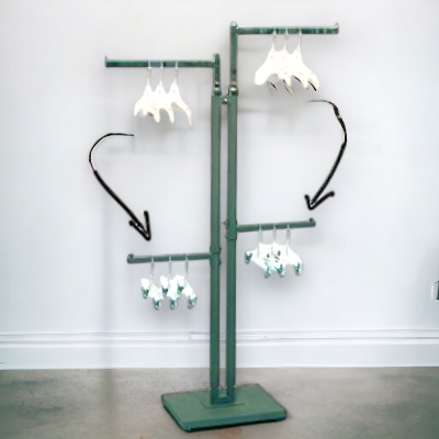 Aukabrot fyrir miðju, (beint 30 cm) framhengdu, fyrir Joystativ. Veldu lit