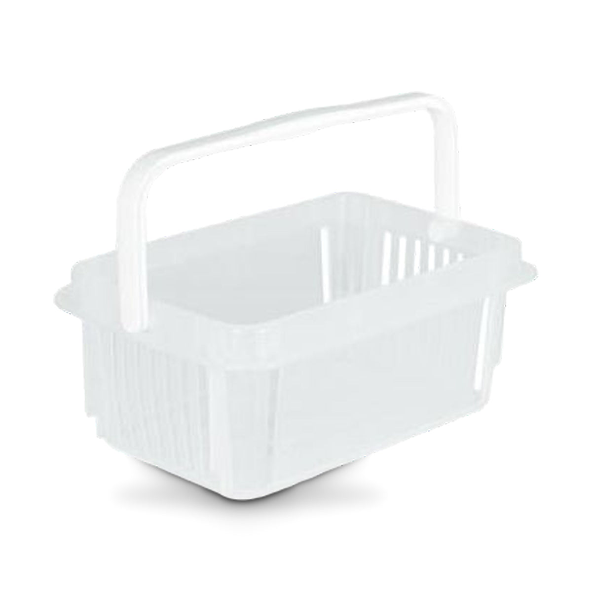 Indkøbskurv. 7 L m/1 håndtag. TRANSPARENT. L 30,5 x P 20 x H 12 cm