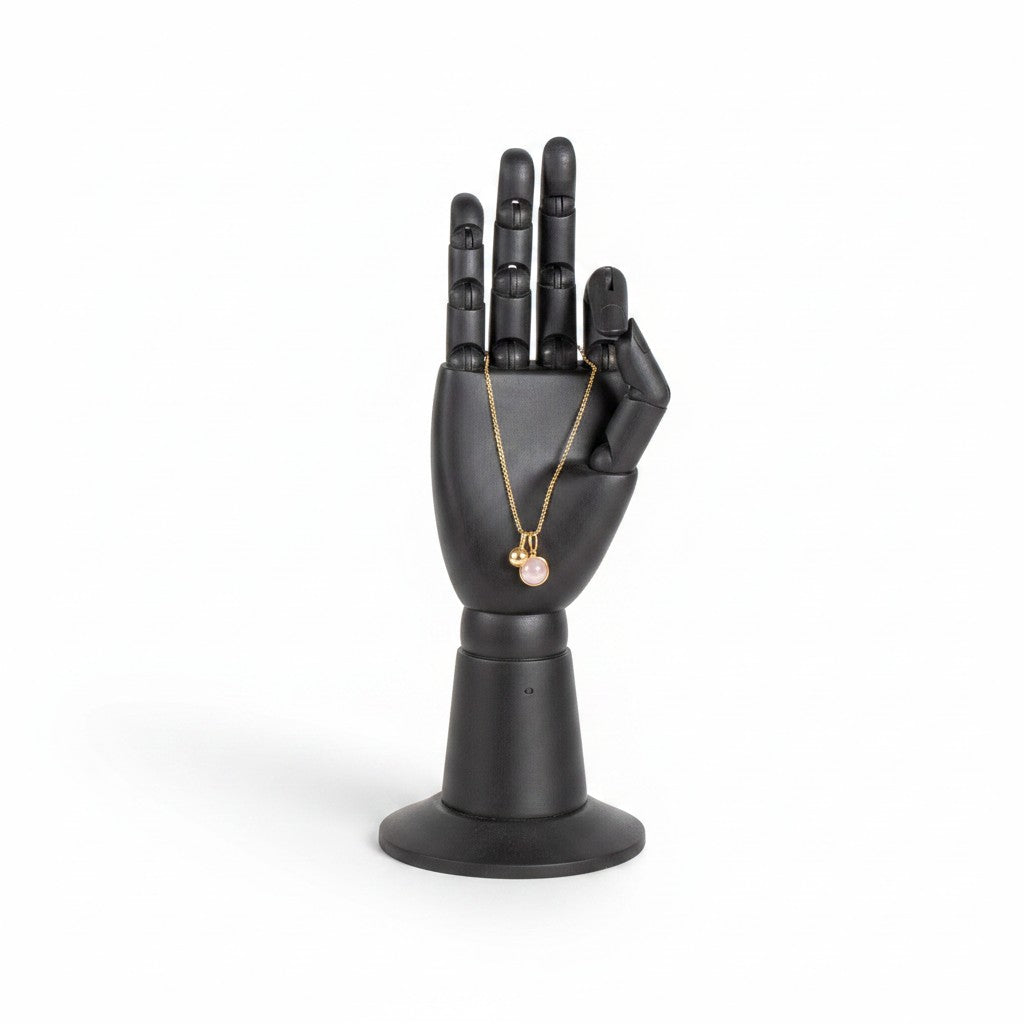 SuperSellerS black flexible female display hand mannequin for showcasing jewelry and accessories