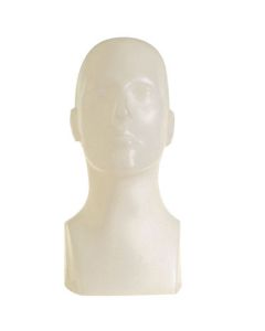 Hoved buste, herre, plastik, nude, højde 40 cm 