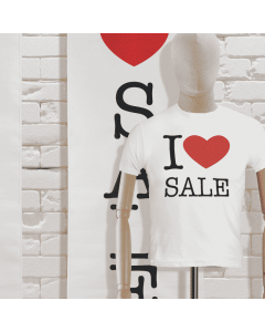 T-shirt  " I LOVE SALE"
