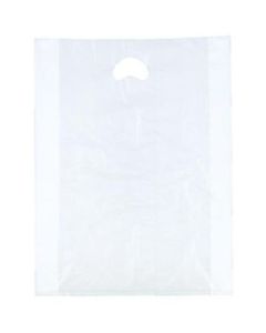 Hvid plastikpose 58x5/5x65 cm