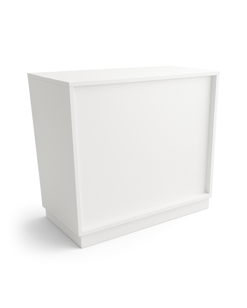 Rammaborð – breitt einingaborð, hvítt. B110