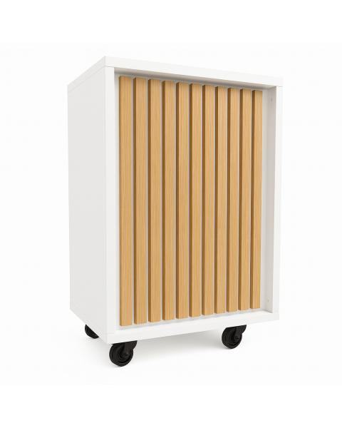 Rammaborð – mjótt einingaborð, hvítt. B55